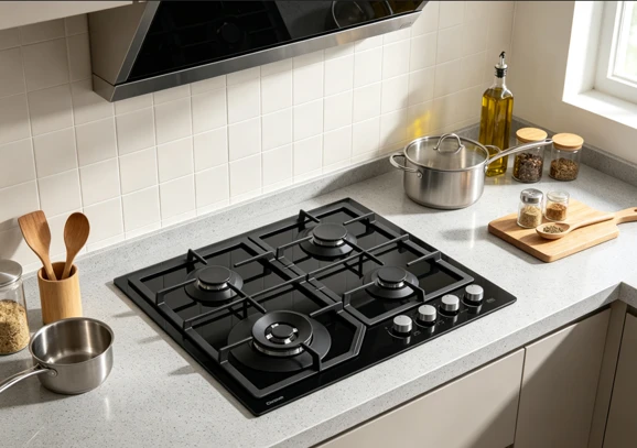 Flat Gas Stove Kitchen Look Flat Gas Stove Kitchen Look